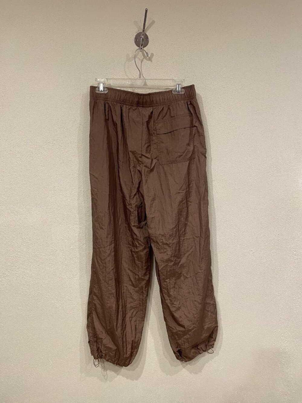 Athleta Lunar Sheen Jogger Pants Womens Medium Brown Lightweight Elastic Waist - Picture 4 of 5